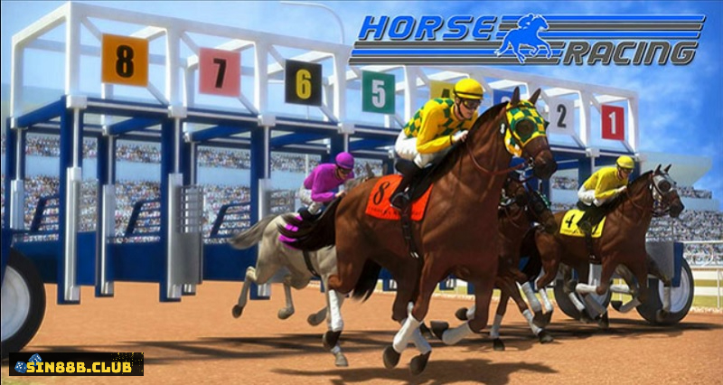 Các vé cược trong tựa game đua ngựa tại nhà cái online Sin88 